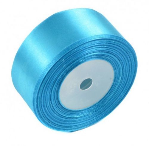 Stuha saténová 38 mm/32m - tyrkysová - 601371