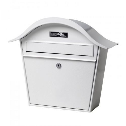 Burgwächter Bílá poštovní schránka Holiday 5842 z oceli