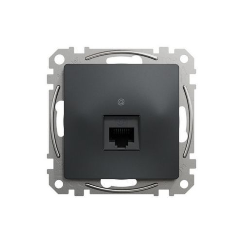 Schneider Sedna Design & Elements datová zásuvka 1xRJ45 kat.5e UTP antracit SDD114451