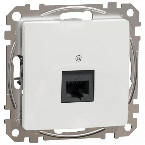 Schneider Sedna Design & Elements datová zásuvka 1xRJ45 kat.6 UTP bílá SDD111461