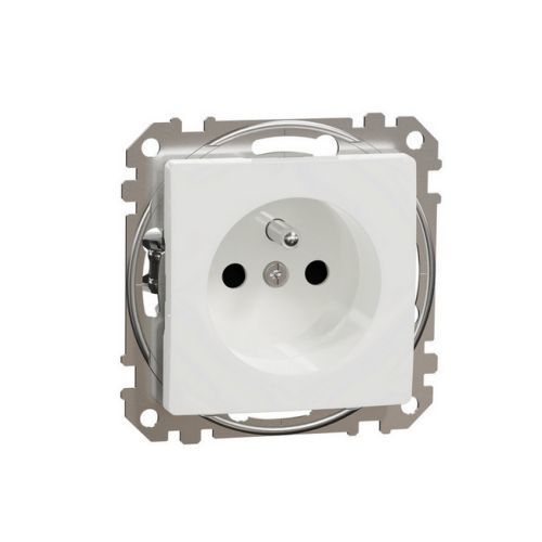 Schneider Sedna Design & Elements zásuvka bezšroubová bílá SDD111012