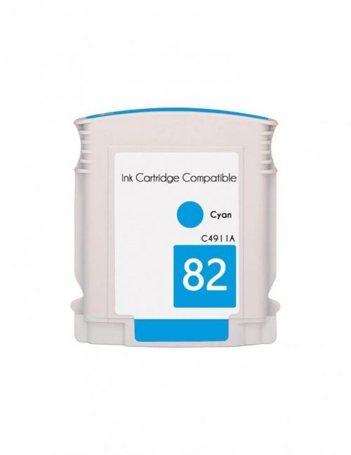 HP 82 C4911A azurová (cyan) kompatibilní cartridge