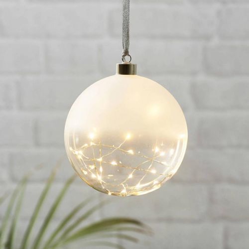 Best Season Glow LED dekorační koule matná/čirá, Ø 15 cm