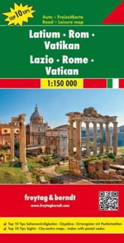 Lázio, Řím, Vatikán - mapa 1:150t. FB - neuveden, Volné listy
