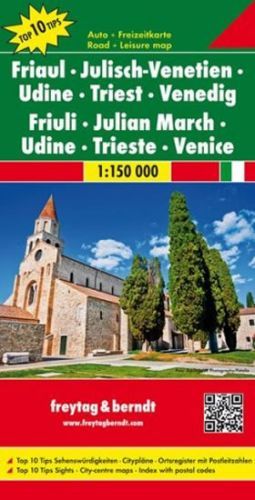 Furlansko, Julské-benátsko, Udine, Terst, Benátky - mapa 1:150t. FB - neuveden, Volné listy