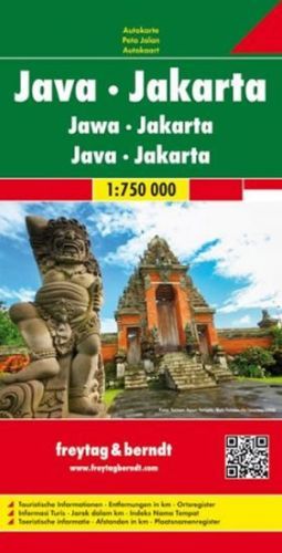 Java - Jakarta 1:750T mapa FB, Volné listy