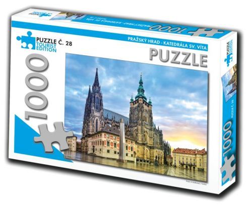 Puzzle č. 28 Pražský hrad Katedrála sv. Víta / 1000 dílků