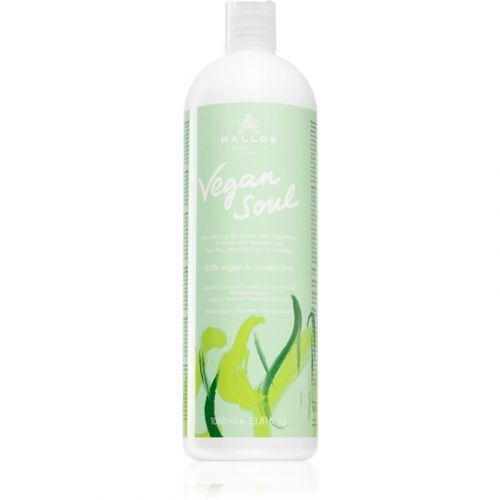 Kallos Cosmetics Vegan Soul Nourishing vyživující šampon pro suché vlasy 1000 ml pro ženy