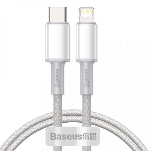 Rychlý datový kabel USB-C/Lightning - Baseus, PD20W 100cm White