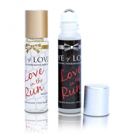 Sada mini roll-on parfémů Eye of Love REBEL men/SEDUCE woman 2x5 ml EYE of LOVE