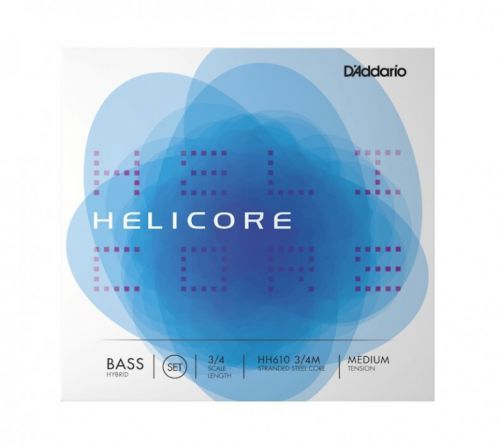 D'Addario Orchestral HELIC HYBRID BASS A 3/4 MED