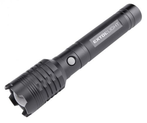 EXTOL LIGHT svítilna 4000lm COB, zoom, USB nabíjení s powerbankou, 60W COB LED