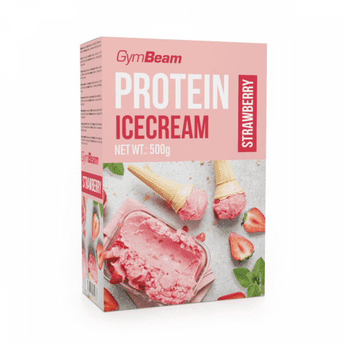 GymBeam Proteinová zmrzlina Protein Ice Cream jahoda 500g