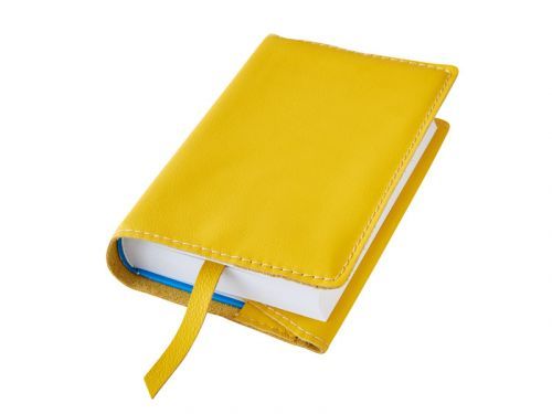 Obal se záložkou: Žlutý XL - Obaly na knihy