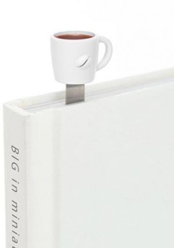 Záložka do knihy 3D - Šálek černé kávy