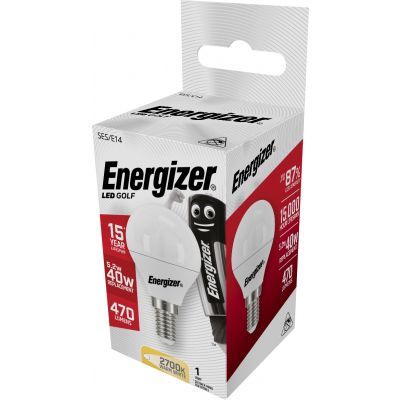 Energizer LED žárovka Globe 6 W, E14, teplá bílá, jako 40 W