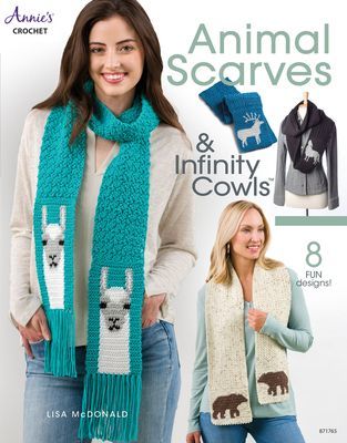 Animal Scarves & Infinity Cowls - 8 Fun Designs! (McDonald Lisa)(Paperback / softback)