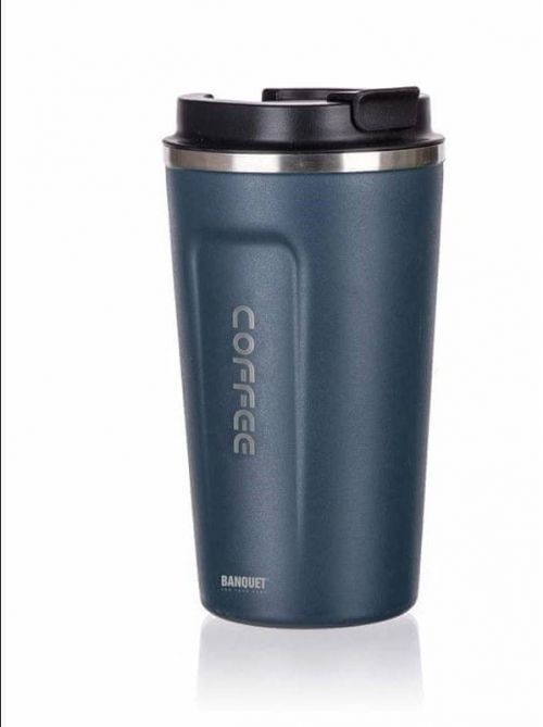 Banquet Termohrnek cestovní ARTY 450 ml, modrý