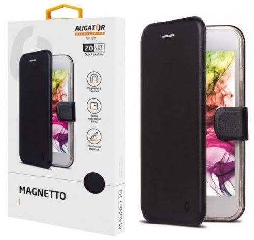 Flipové pouzdro ALIGATOR Magnetto pro Apple iPhone 12 mini, černá