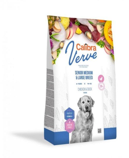 Calibra Dog Verve GF Senior M&L Chicken&Duck 2kg