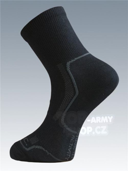 Ponožky se stříbrem Batac Classic - black (Barva: Černá, Velikost: 9-10)