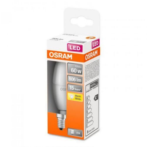 OSRAM OSRAM Classic B LED žárovka E14 7,5W 2 700 K matná