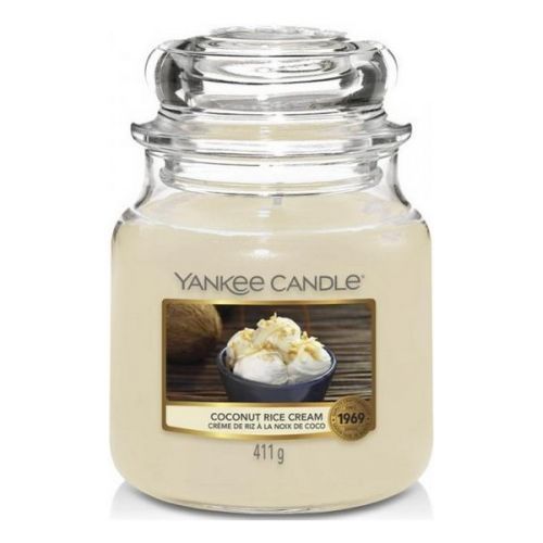Yankee Candle Vonná Svíčka Coconut Rice Cream classic střední, 411g