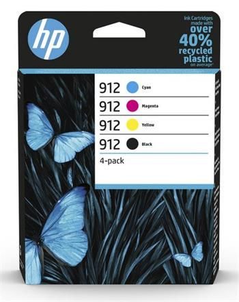 HP 912 CMYK Original Ink Cartridge 4-Pack