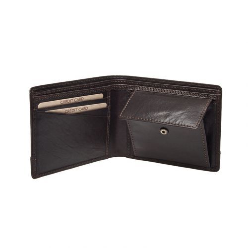 Lagen Pánská peněženka kožená 1998/T Tmavě hnědá