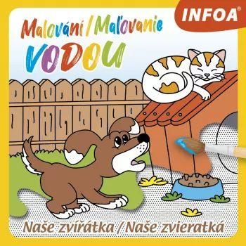 Malování / Maľovanie vodou - Naše zvířátka / Naše zvieratká, Vázaná