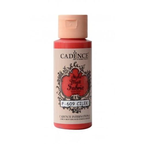 Cadence Klasická textilní barva Style Matt Fabric 50 ml - jahodová