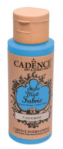Cadence Klasická textilní barva Style Matt Fabric 50 ml - královská modrá