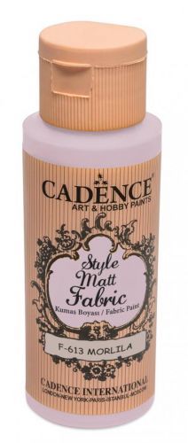 Cadence Klasická textilní barva Style Matt Fabric 50 ml - světle fialová