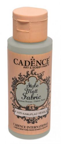 Cadence Klasická textilní barva Style Matt Fabric 50 ml - khaki