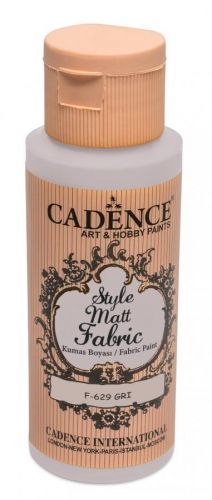 Cadence Klasická textilní barva Style Matt Fabric 50 ml - šedá