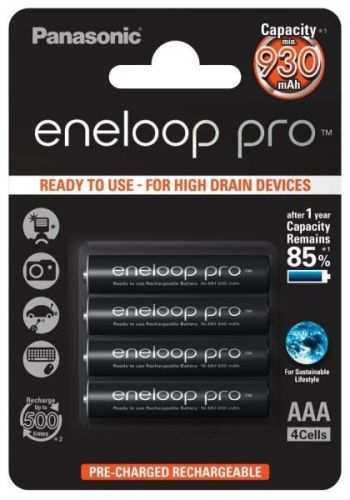 PANASONIC Eneloop Pro AAA NiMH 930 mAh/4ks