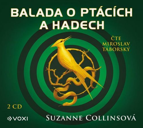 CD Balada o ptácích a hadech (audiokniha) - Suzanne Collinsová
