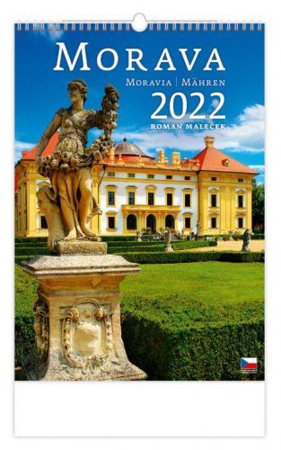 Kalendář nástěnný 2022 - Morava/Moravia/Mähren - Maleček Roman