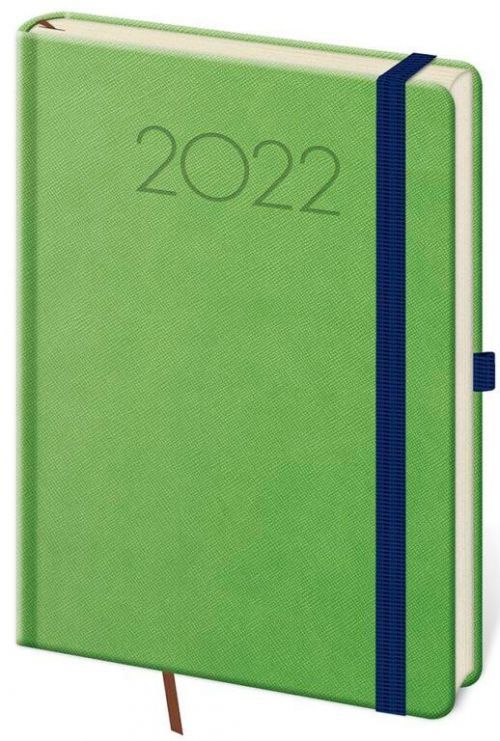 Diář 2022 New Praga - zelený, týdenní, A5