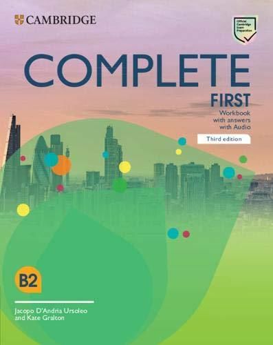 Complete First B2 Workbook with answers with Audio, 3rd - Olivieri Jacopo