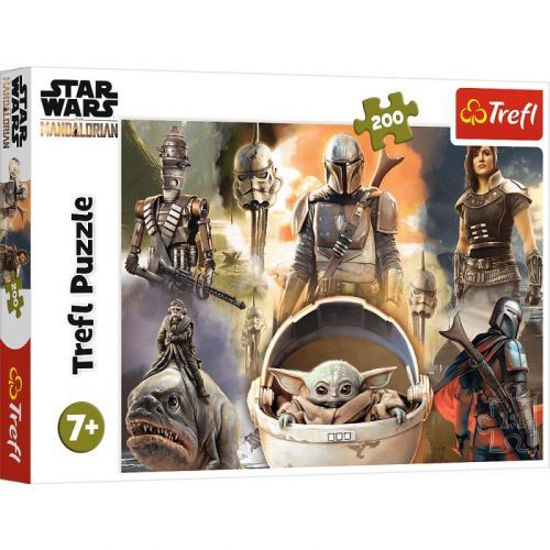 Puzzle Star Wars / The Mandalorian: Připraveni k boji, 200 dílků