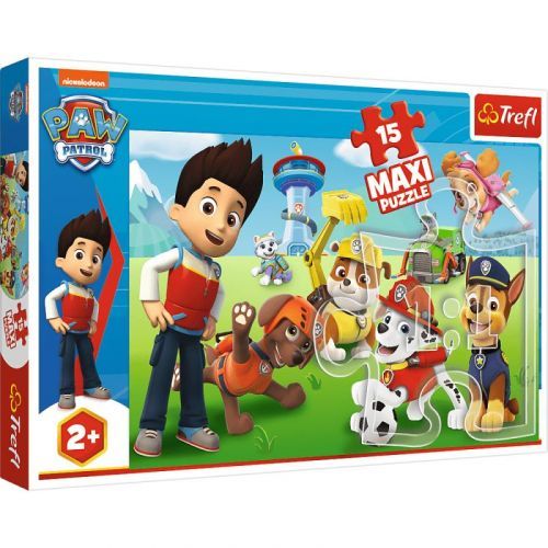 Puzzle Tlapková patrola MAXI, 15 dílků
