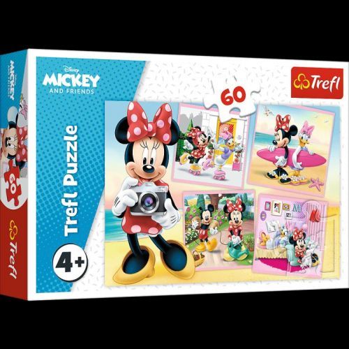 Puzzle Půvabná Minnie, 60 dílků