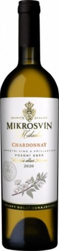 Mikrosvín Chardonnay jakostní víno s přívlastkem 2020 0.75l