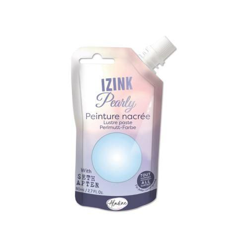 Aladine IZINK Perleťová barva 80 ml - modrošedá