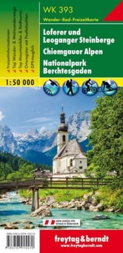 WK 393 Lofer-Leogang-Steinberge 1:50 000/mapa