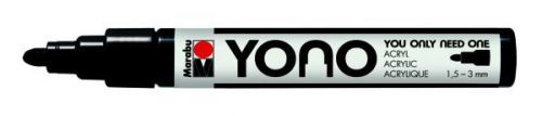 Marabu YONO akrylový popisovač 1,5-3 mm - černý