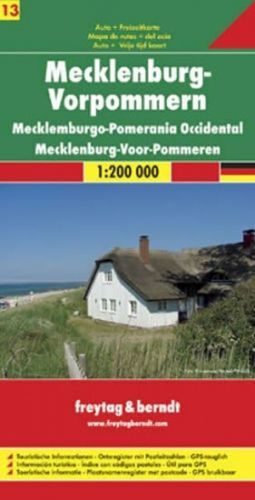 Mecklenburg-Vorpommern/Meklenbursko-Přední Pomořansko 1:200T/automapa - F+B