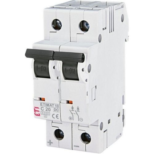 Jistič ETIMAT 10 DC 2p C 20A 6kA 002138717