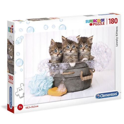 Clementoni Puzzle - Lovely kittens, 180 dílků